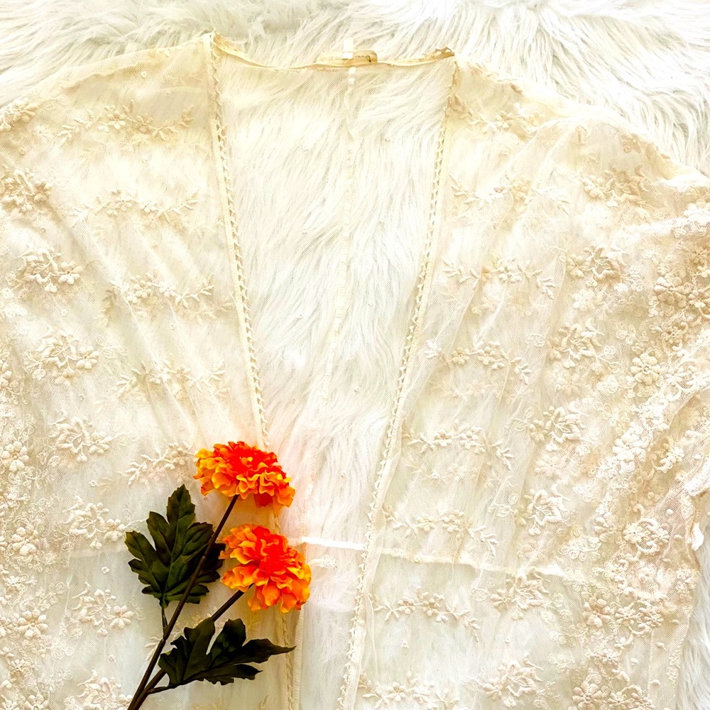 Boho style Lace Kimono